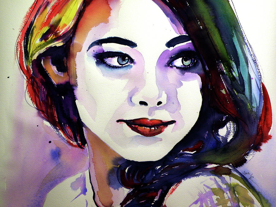 November face Painting by Kovacs Anna Brigitta