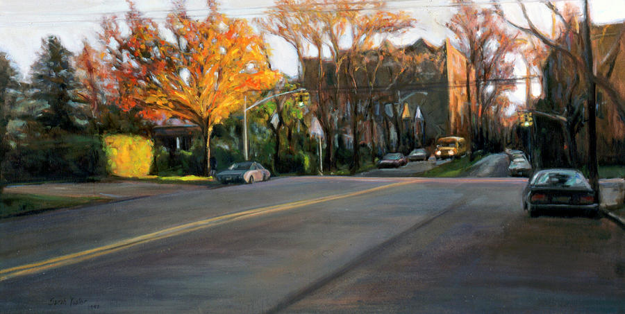 Autumn Painting - November Minute by Sarah Yuster Autumn Painting - November Minute by Sarah Yuster