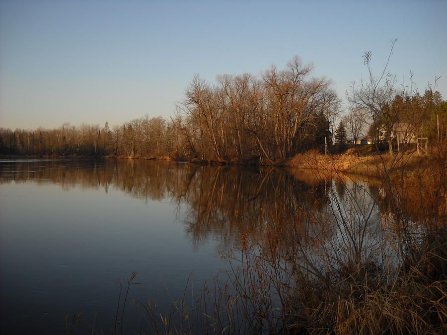 November Mississippi River Water Photograph by Kent Lorentzen
