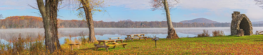 November Panorama At Wickham Lake Photograph by Angelo Marcialis