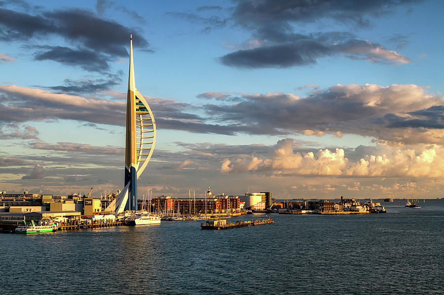 Portsmouth Harbour Photograph by Shirley Mitchell