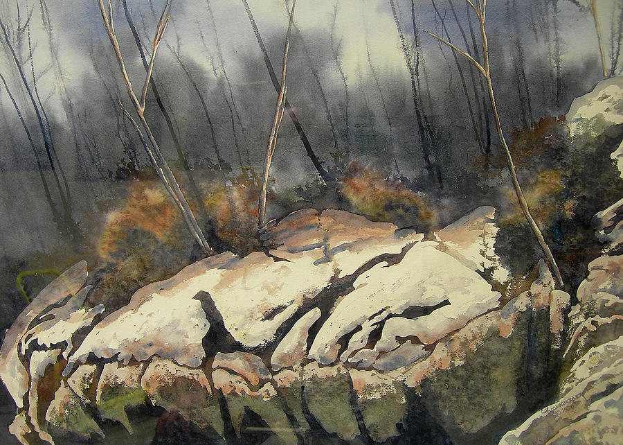 November Ridge Painting by Carolyn Rosenberger