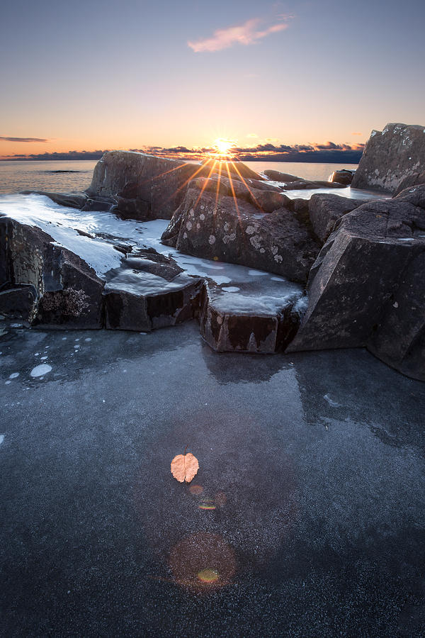 November  Sunrise at Artist Point, Grand Marais Photograph by Jakub Sisak