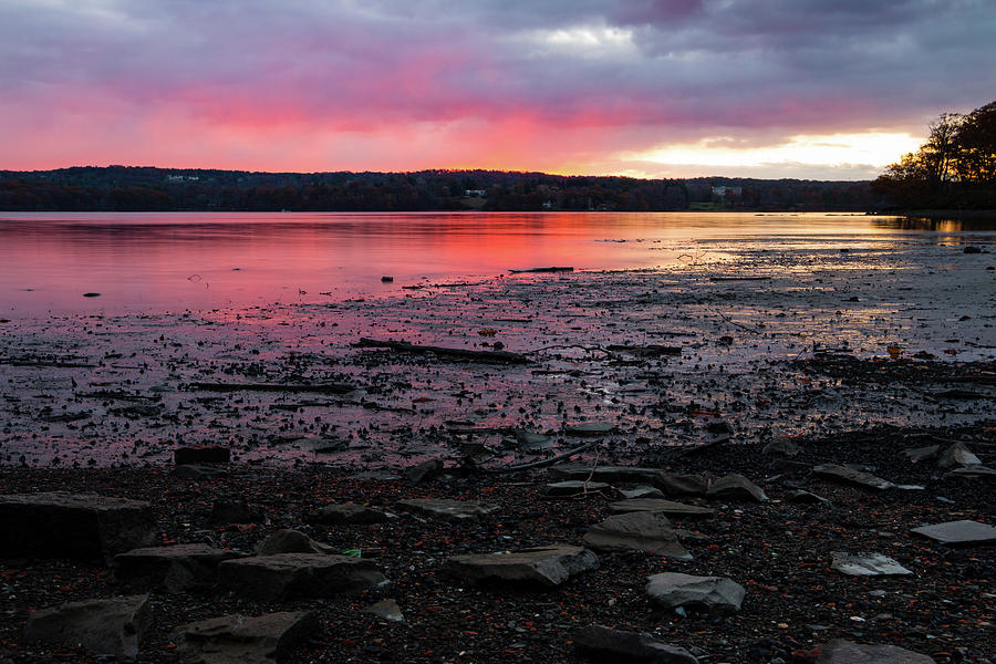 November Sunrise at Esopus Meadows I Photograph by Jeff Severson