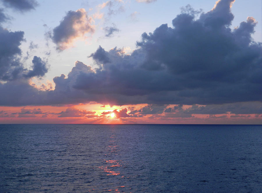 November Sunrise Over The Atlantic Photograph