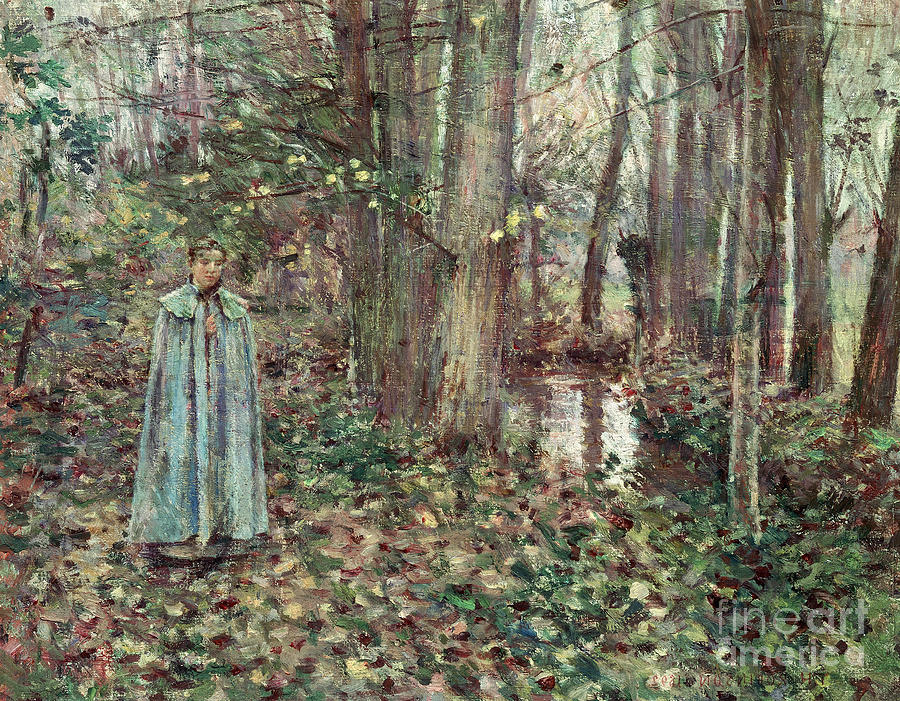 November Painting by Theodore Robinson