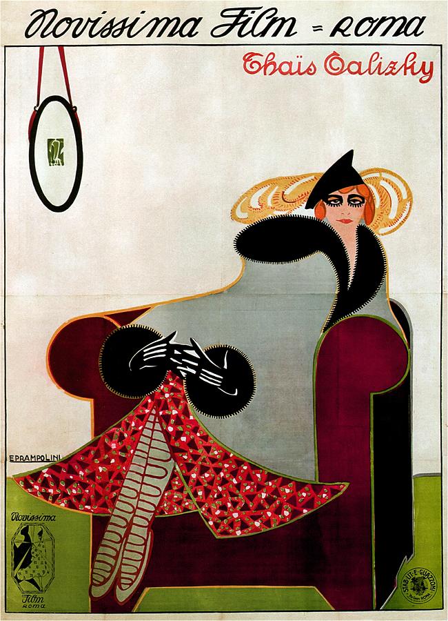 Novissima Film - Roma - Vintage Advertising Poster Mixed Media by Studio Grafiikka