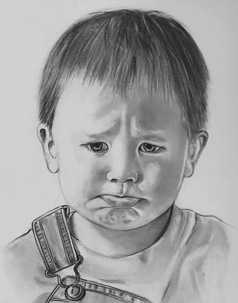 saddest face ever drawing