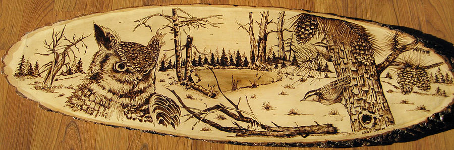 Wildlife Pyrography - Nr12 by Ladi and Jane   Lapin