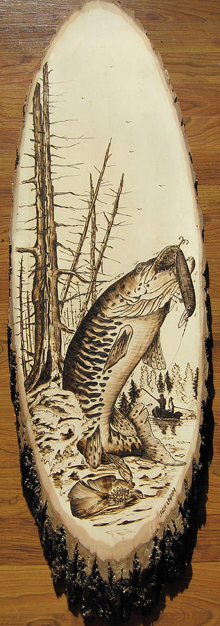 Wildlife Pyrography - nr3 by Ladi and Jane   Lapin