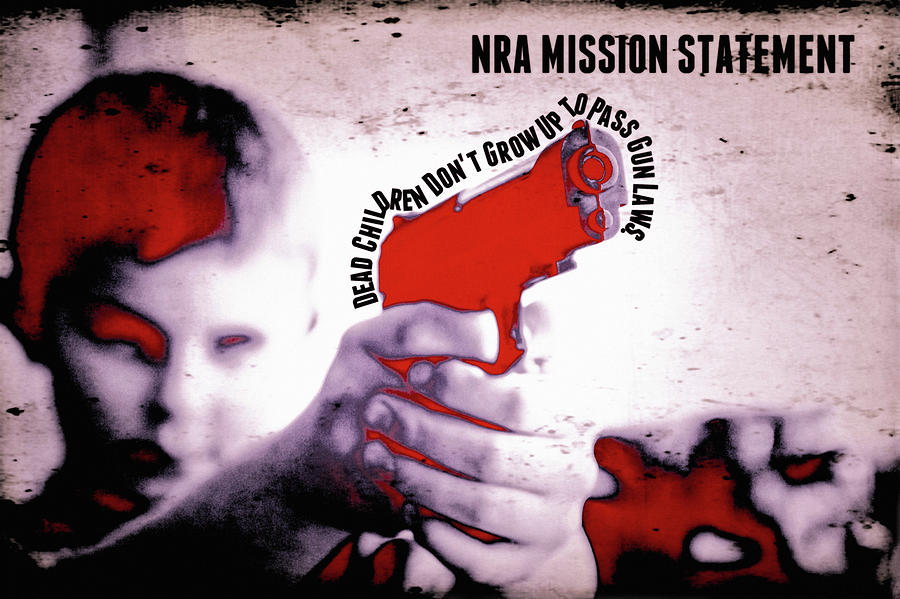 NRA Mission Statement Mixed Media by Susan Maxwell Schmidt