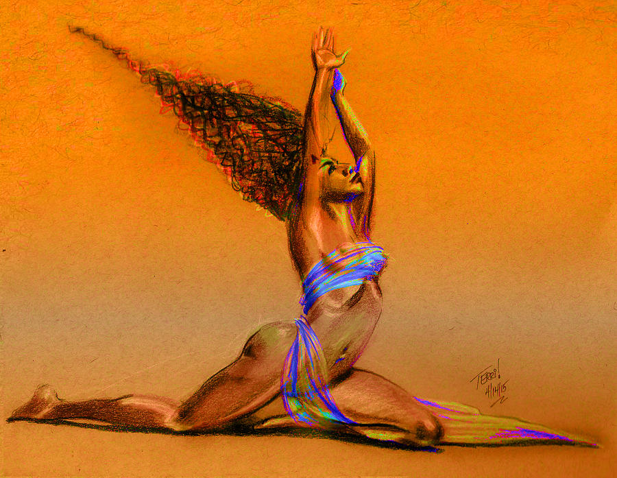 Nrg Sunset Drawing by Terri Meredith