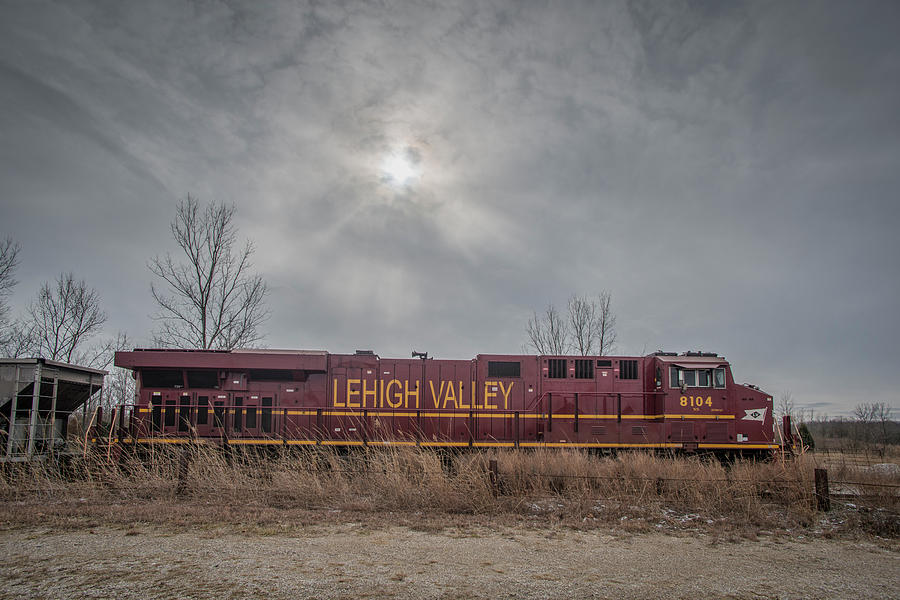 NS 8104 Lehigh Valley at Booneville IN Photograph by Jim Pearson