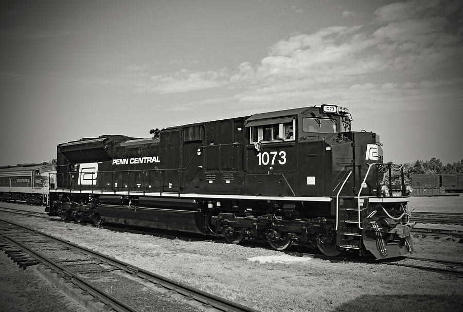NS Heritage Locomotives Family Photographs 1073 Day B W 10 Photograph by Joseph C Hinson