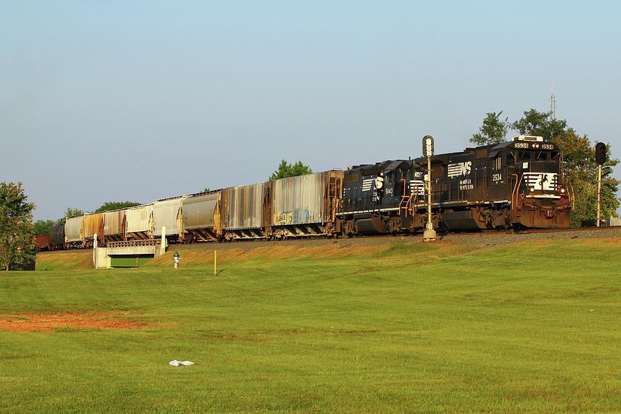 NS Local Freight out of Rock Hill Photograph by Joseph C Hinson