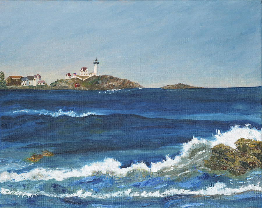 Nubble Light Painting by Carlene Pappas - Pixels