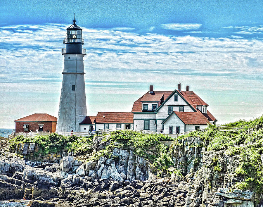 Nubble Light Photograph by James Ekstrom - Pixels