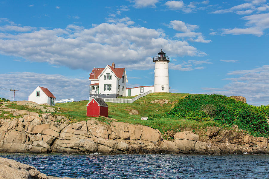 Nubble Light Photograph by James Weyand