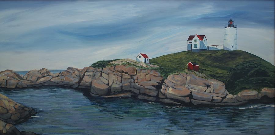 Nubble Light Painting by Raquel Dixon | Fine Art America