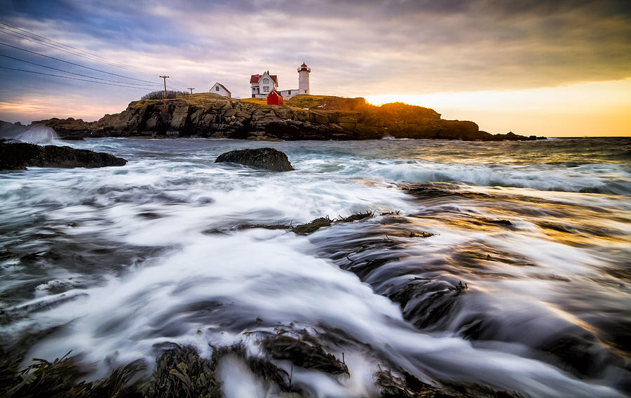 Nubble Light Photograph by Robert Clifford