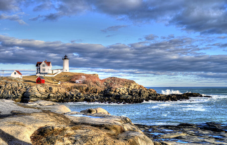 Nubble Lighthouse 4 Photograph by Roland Strauss - Fine Art America