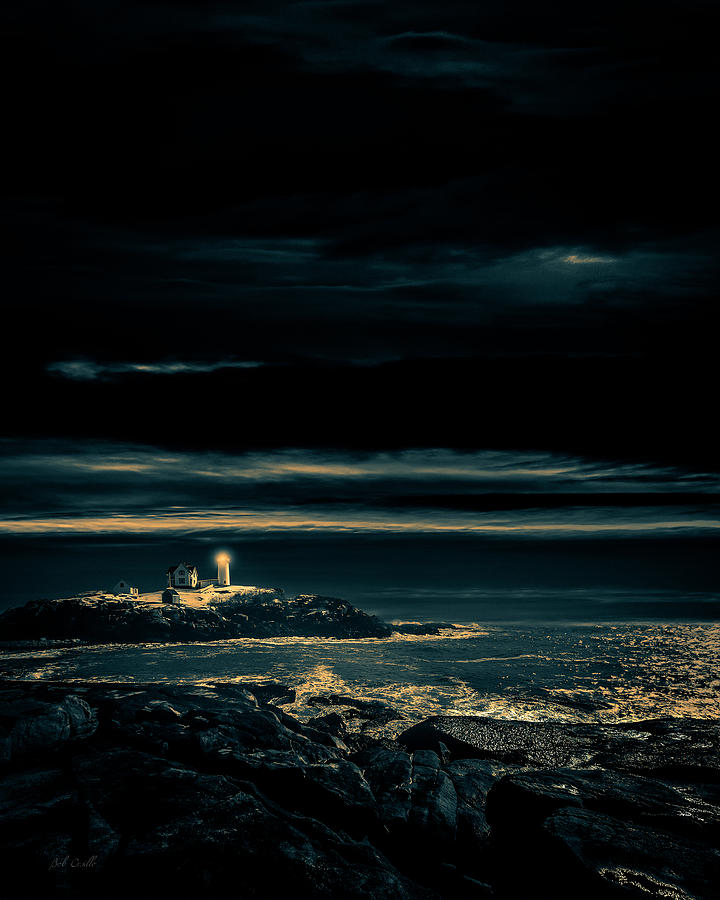 Nubble Lighthouse Photograph by Bob Orsillo