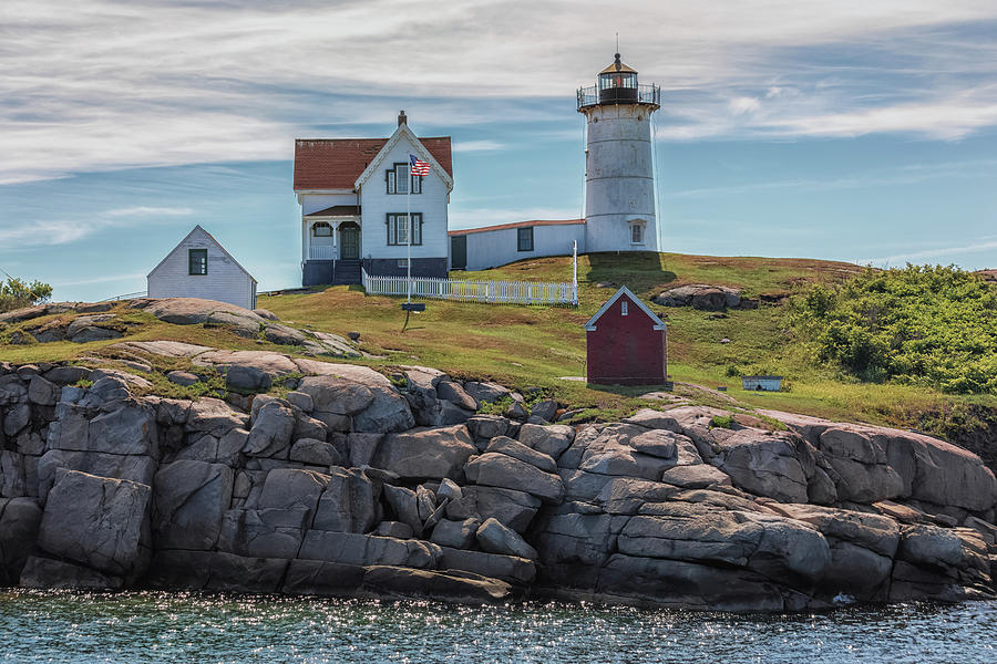 Nubble Lighthouse Photograph by Brian MacLean