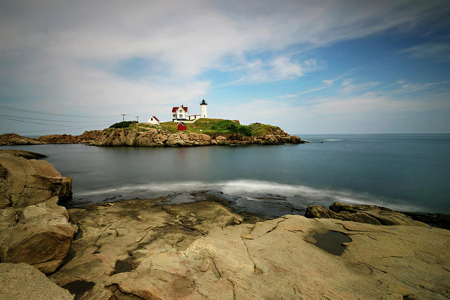 Nubble Lighthouse Photograph by Dunn Ellen - Fine Art America