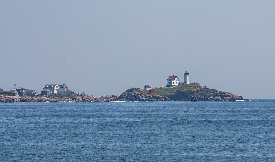 Nubble Lighthouse From Long Sands Beach Photograph by Brian MacLean