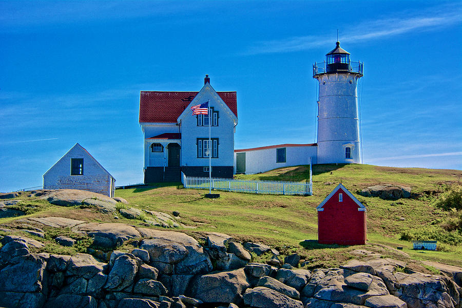 Nubble Lighthouse, Maine I Photograph by Kathi Isserman