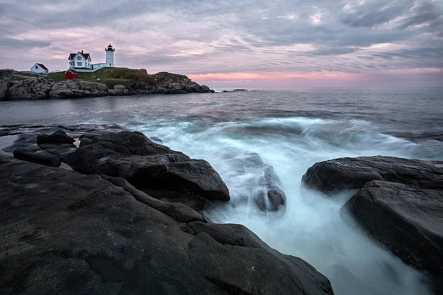 Nubble Lighthouse of Maine Photograph by Jon Glaser