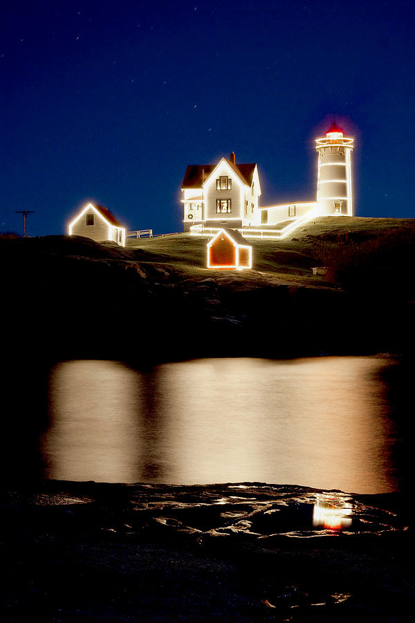 Nubble Stars Photograph by Greg Fortier