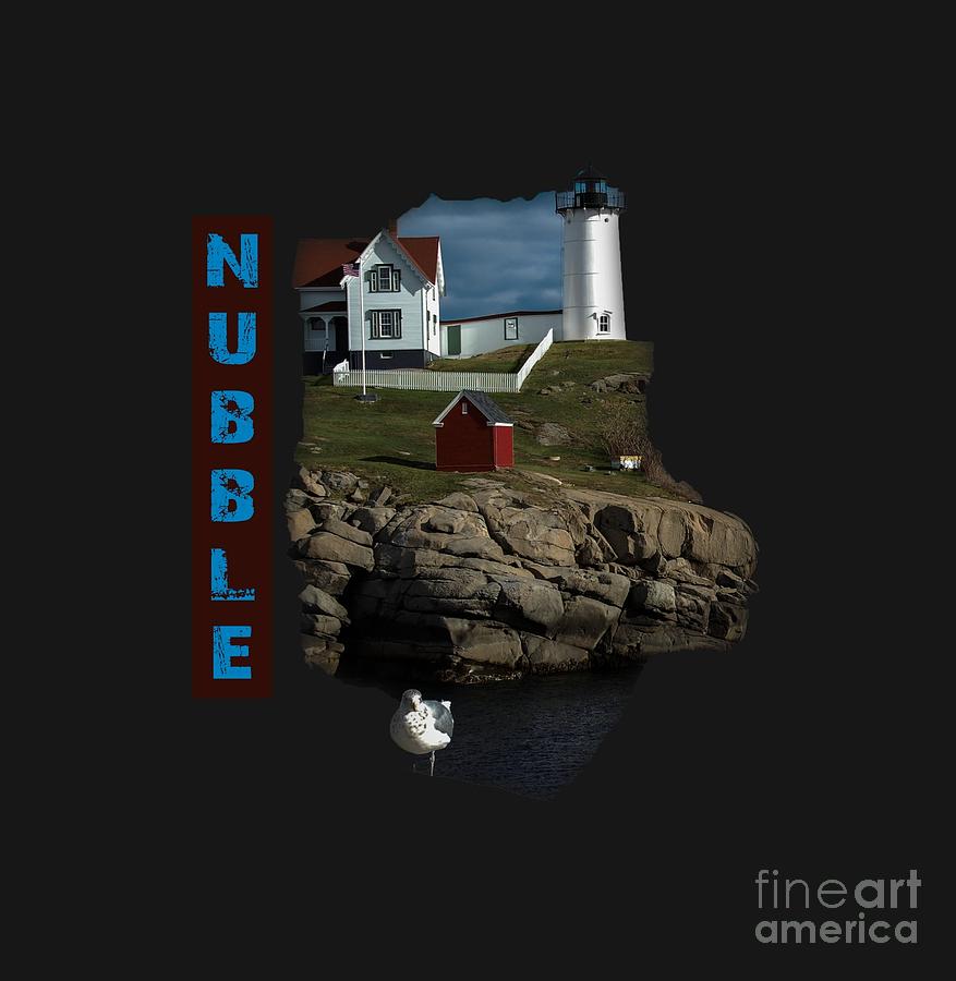 Nubble T-Shirt Photograph by Mim White