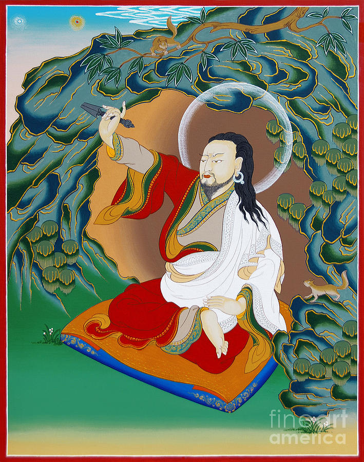 Nubchen Sangye Yeshe Painting by Sergey Noskov