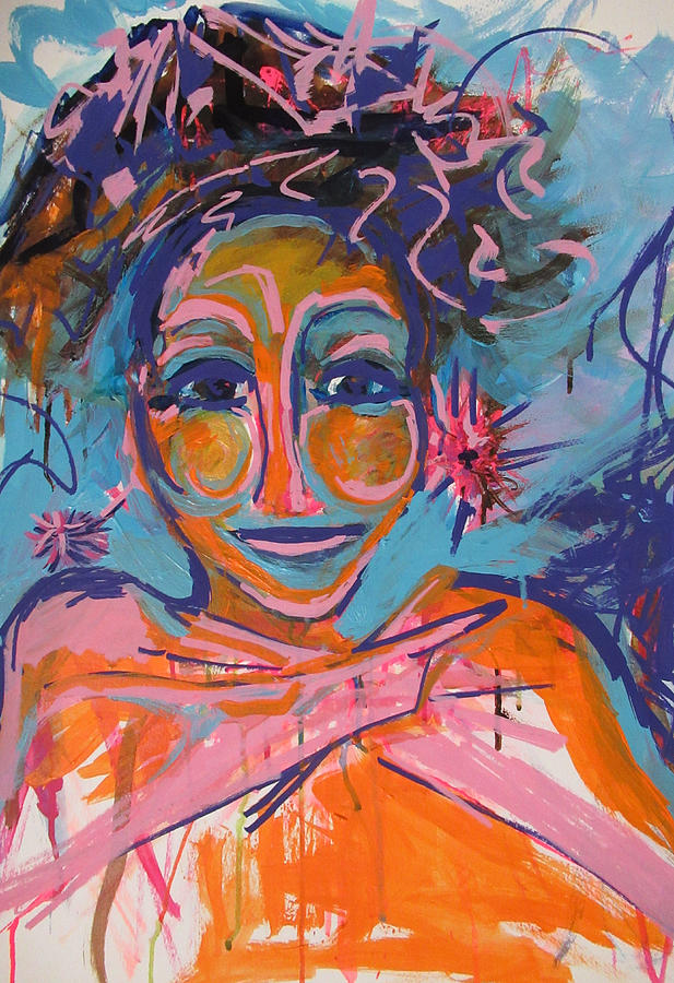 Queen Painting - Electric Elegance by Amy Casteel Queen Painting - Electric Elegance by Amy Casteel