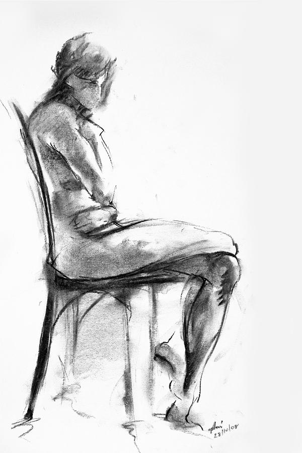 Nude 1 Drawing by Ani Gallery
