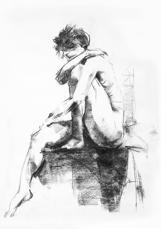 Nude Drawing - Nude 11 by Ani Gallery