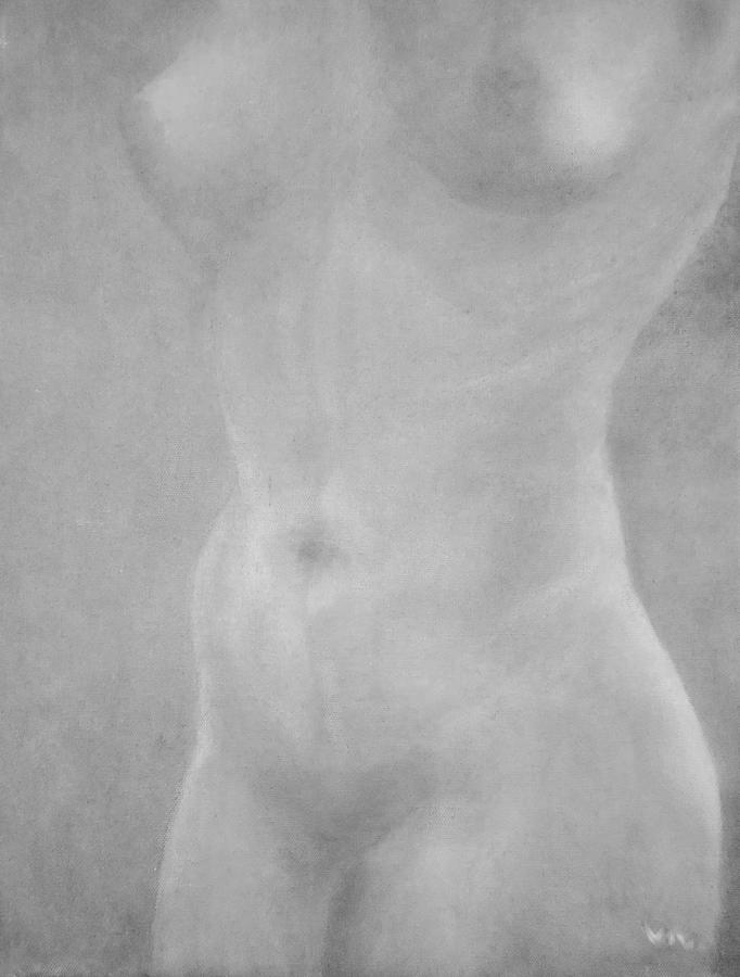 Nude 11 Drawing by VIVA Anderson