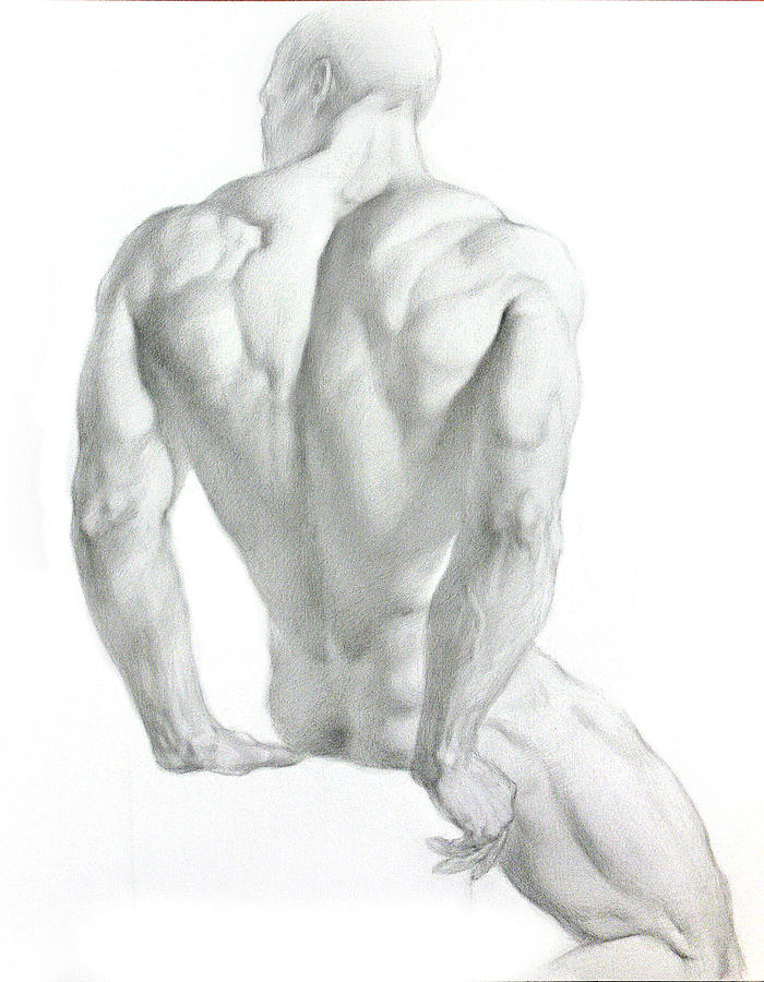 Nude 3 Drawing by Valeriy Mavlo