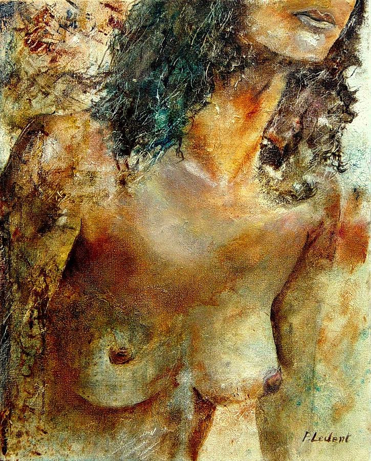 Nude 34 Painting by Pol Ledent