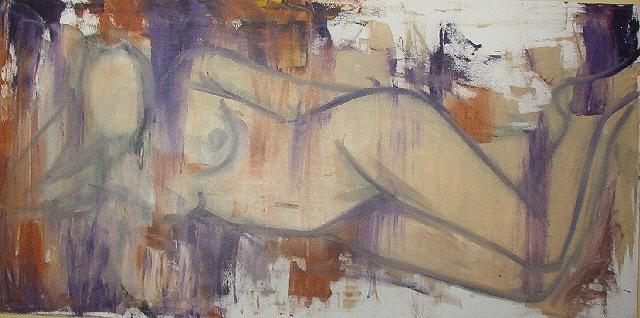 Nude Painting - Nude 4 by Elisa Davis Nude Painting - Nude 4 by Elisa Davis