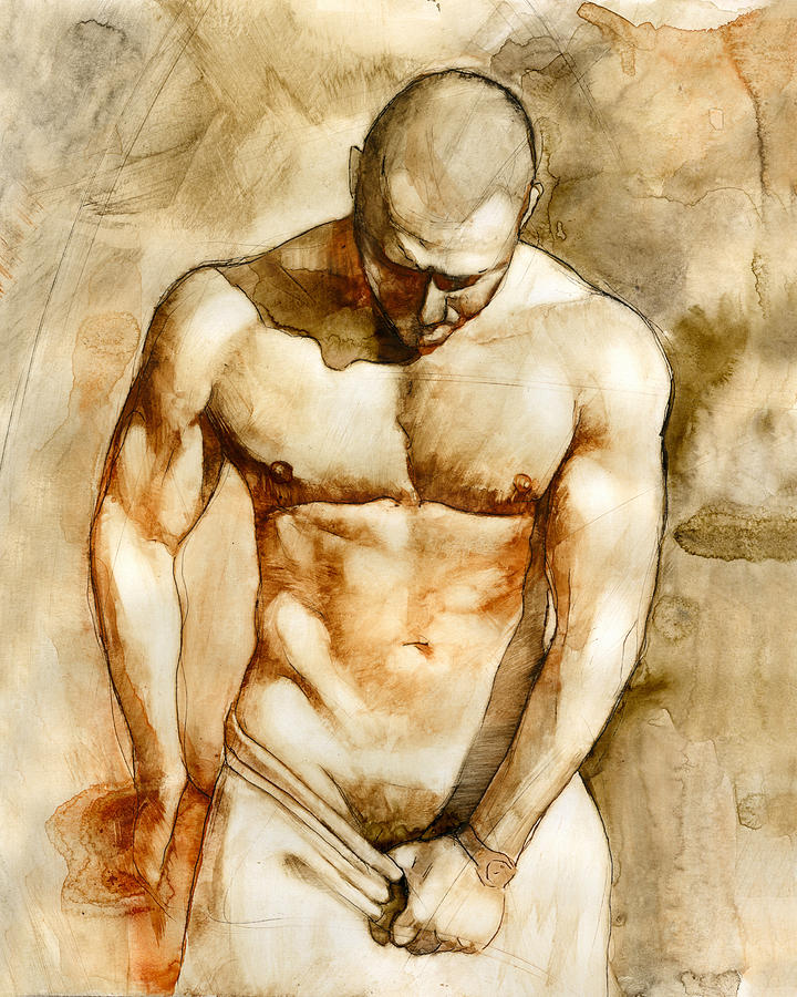 Nude 43 Painting by Chris Lopez