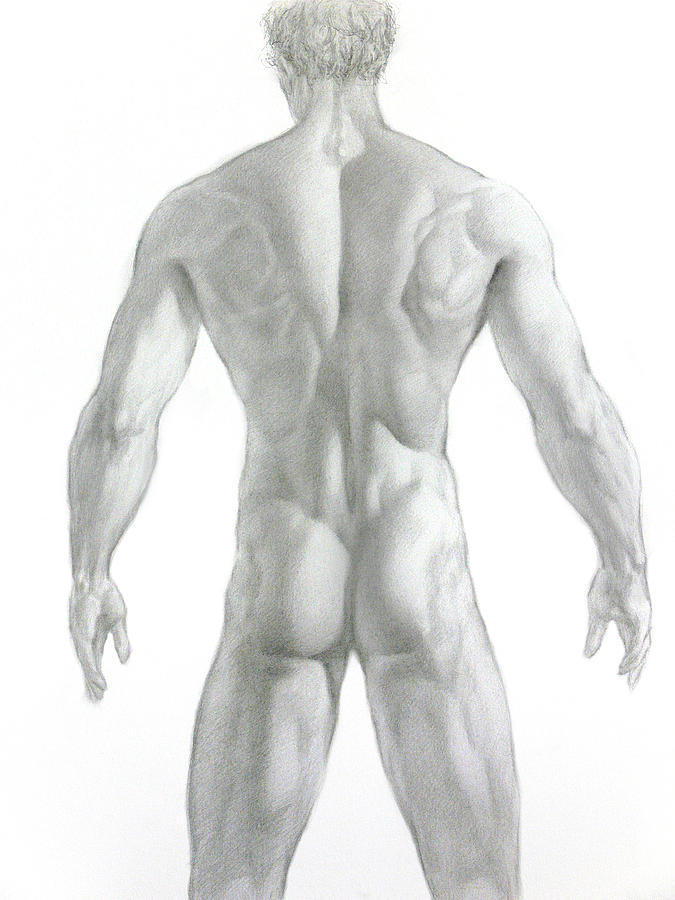 Nude 7 Drawing by Valeriy Mavlo