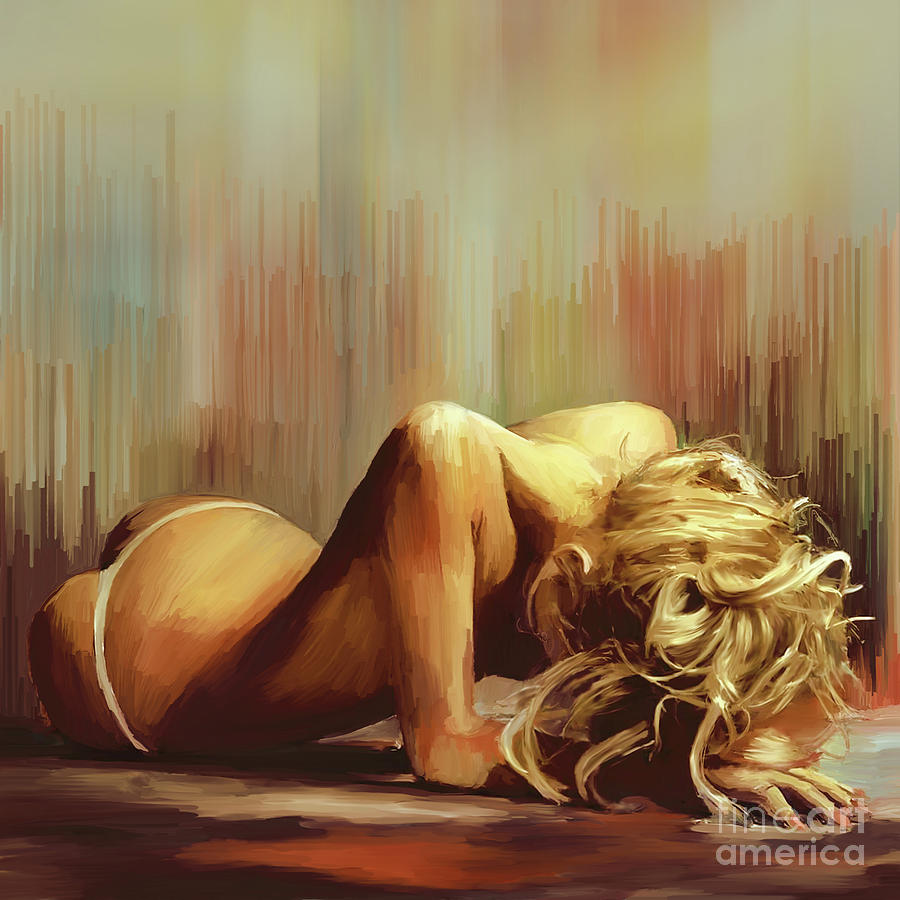 Nude art 401 Painting by Gull G