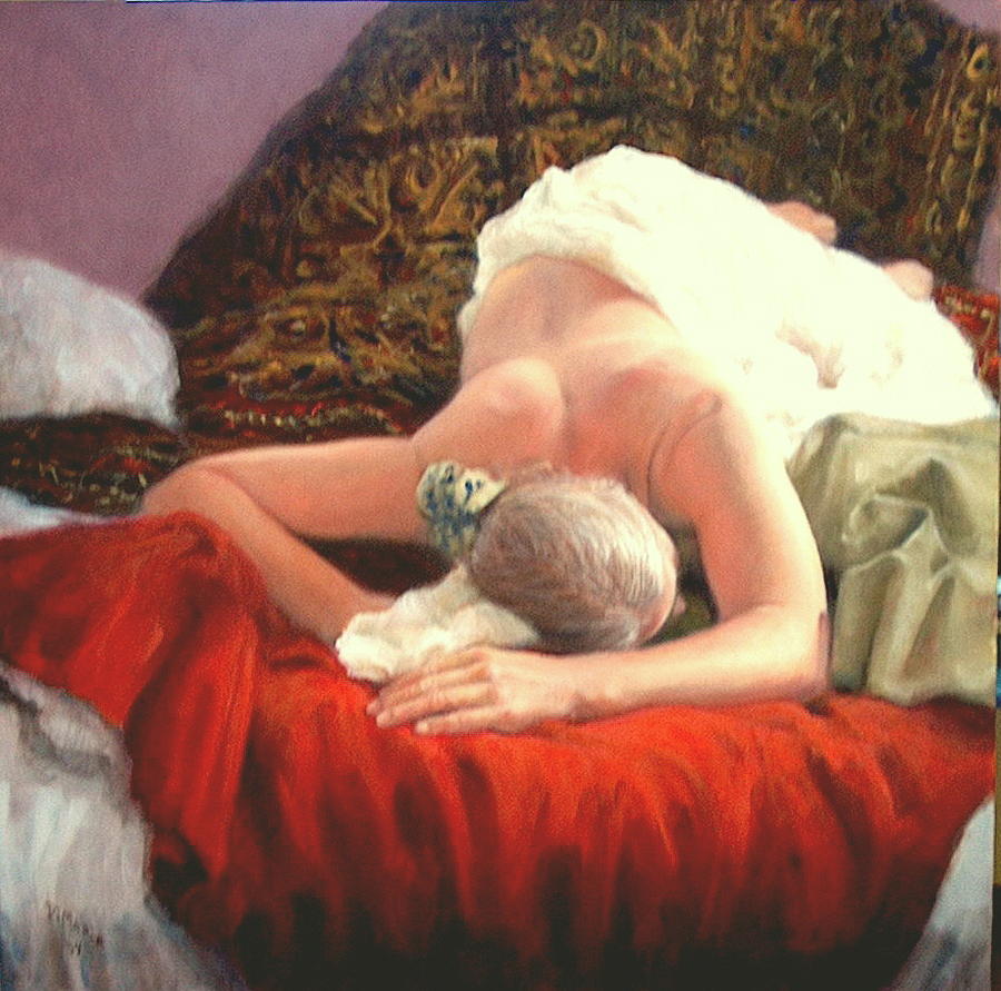 Nude at Rest 1 Painting by Donelli  DiMaria