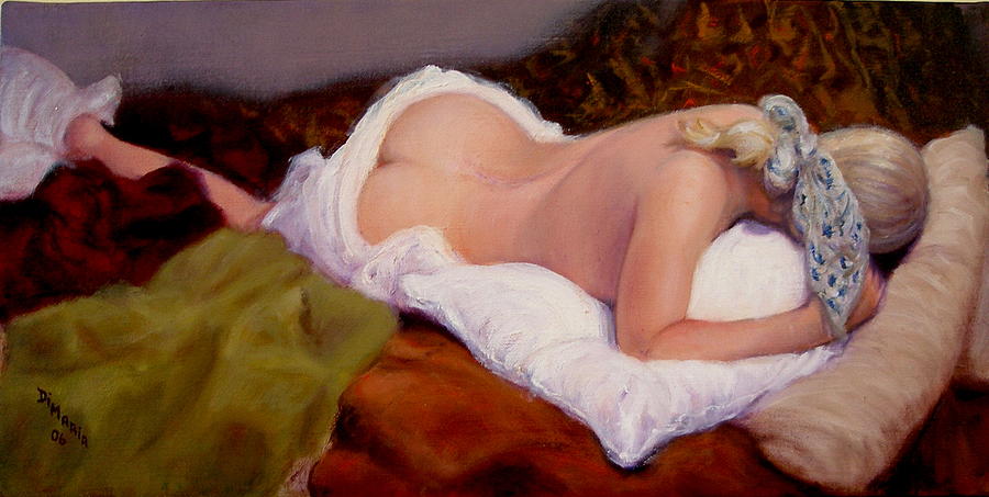 Nude at Rest 2 Painting by Donelli  DiMaria