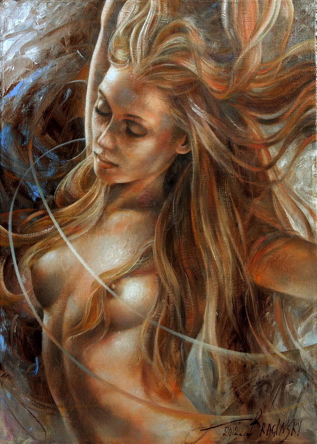 Nude Painting - Nude dinamik2 by Arthur Braginsky