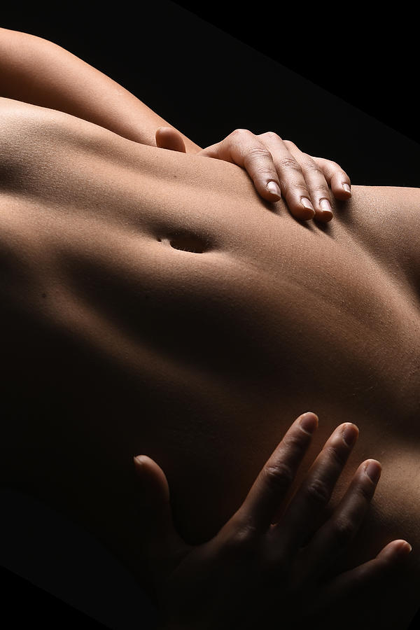 Nude Fine Art Of A Gir Ls Stomach And Belly Line Photograph By Alessandro Della Torre Fine Art