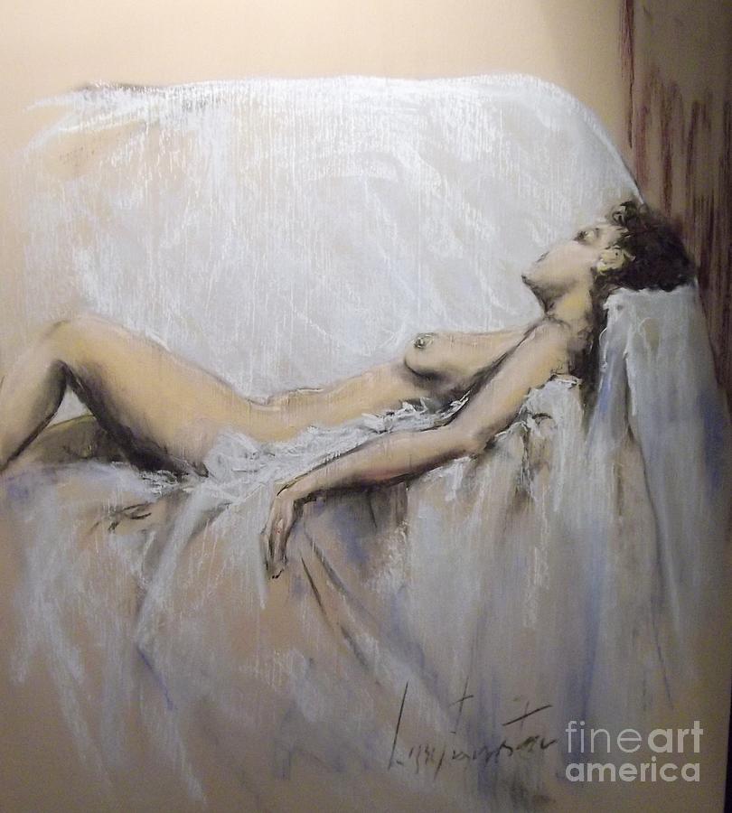 Nude II Painting by Lizzy Forrester