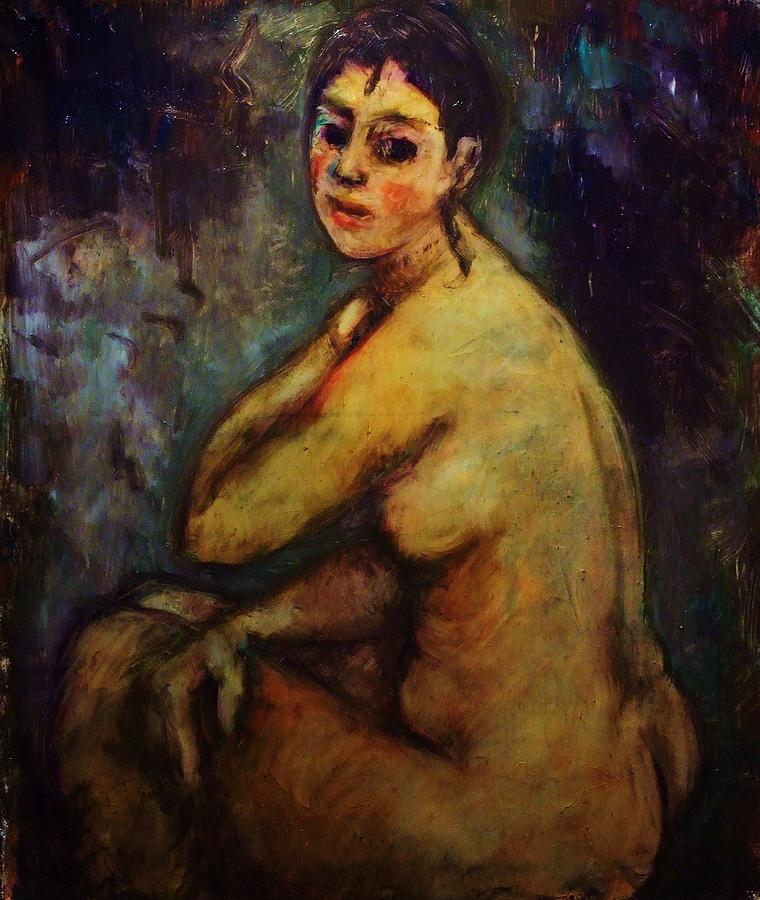 Nude Painting - Nude by Jean pierre  Harixcalde